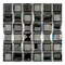 Andova Tiles SAMPLE Novo 2 x 2 Beveled Glass Grid Mosaic Wall Tile SAM-ANDNOV113 - alternate 5
